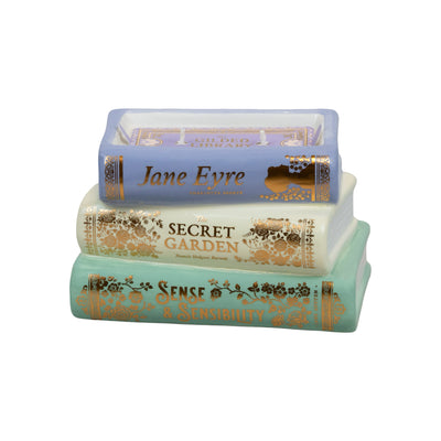 Gilded Library | Ceramic Books