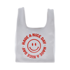 Goodies ceramic bag with have a nice day, smiley face design