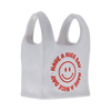 Goodies ceramic bag with have a nice day, smiley face design