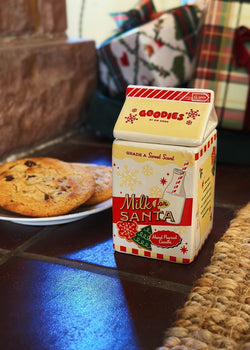 Milk For Santa Single Wick Candle