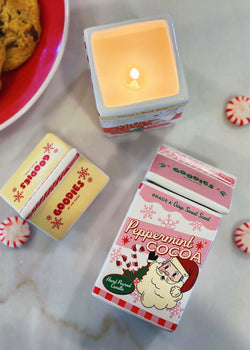 Peppermint Cocoa Single Wick Candle