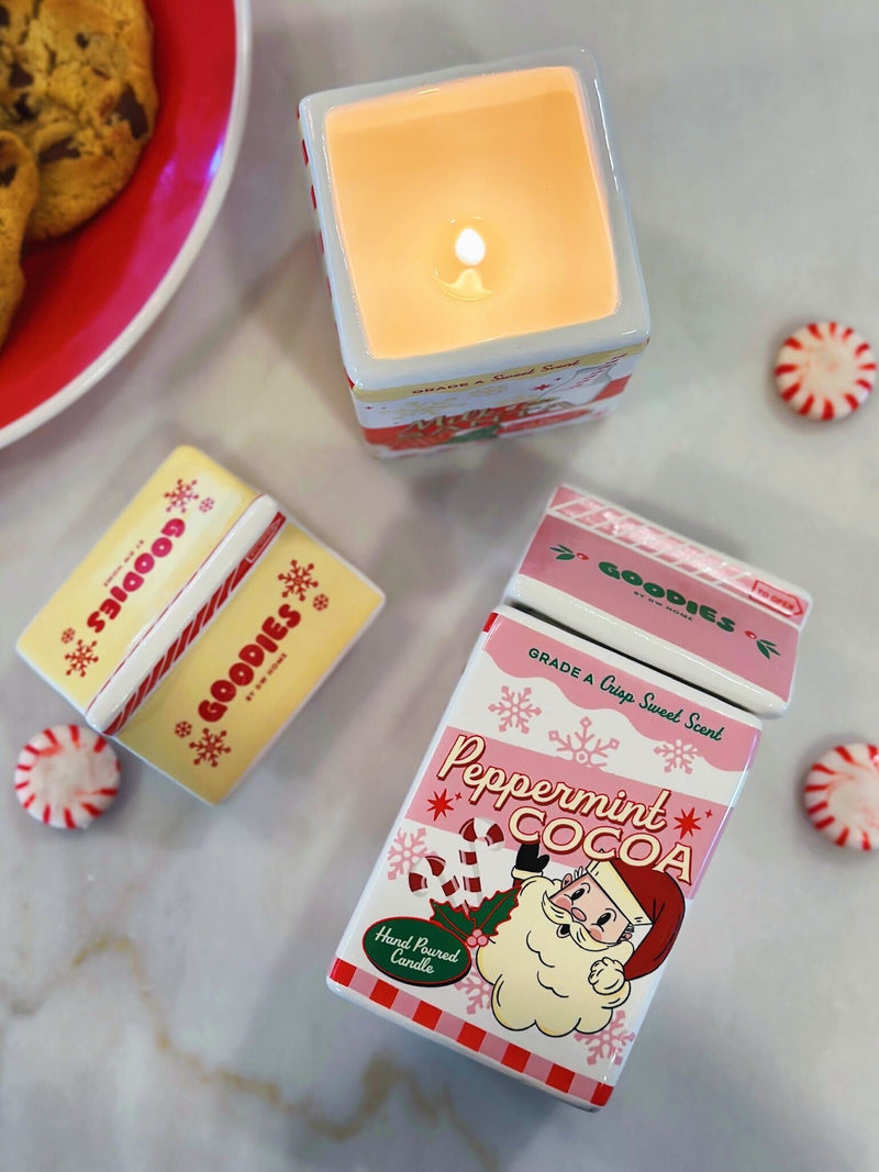 Peppermint Cocoa Single Wick Candle