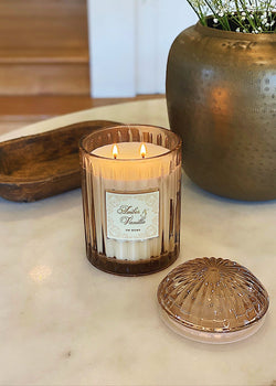 Amber & Vanilla Candle Double Wick