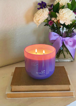 Soft Lavender Candle Double Wick