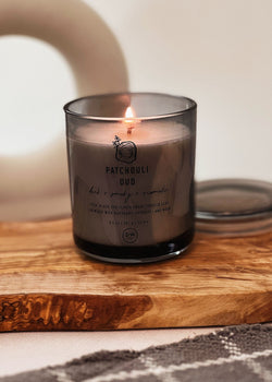 Patchouli Oud Candle Single Wick