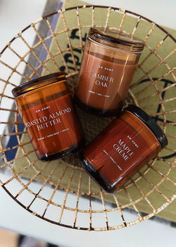 Amber Oak - Mini Single Wick Candle