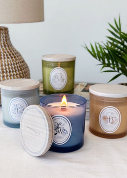 Bluegrass and Waves Candle Wooden Wick
