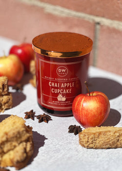 Chai Apple Cupcake Candle Single Wick