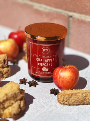 Chai Apple Cupcake Candle Single Wick