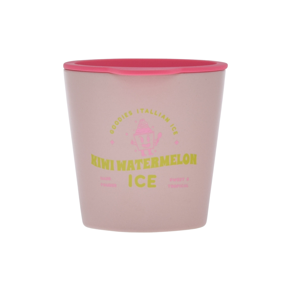 Goodies, ceramic ice cream pint with silicone lid