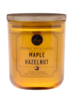 Maple Hazelnut | WOODEN WICK CANDLE