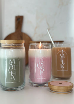 Fresh Matcha Tea Candle Single Wick