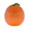 Goodies, ceramic  orange fruit candle with lid