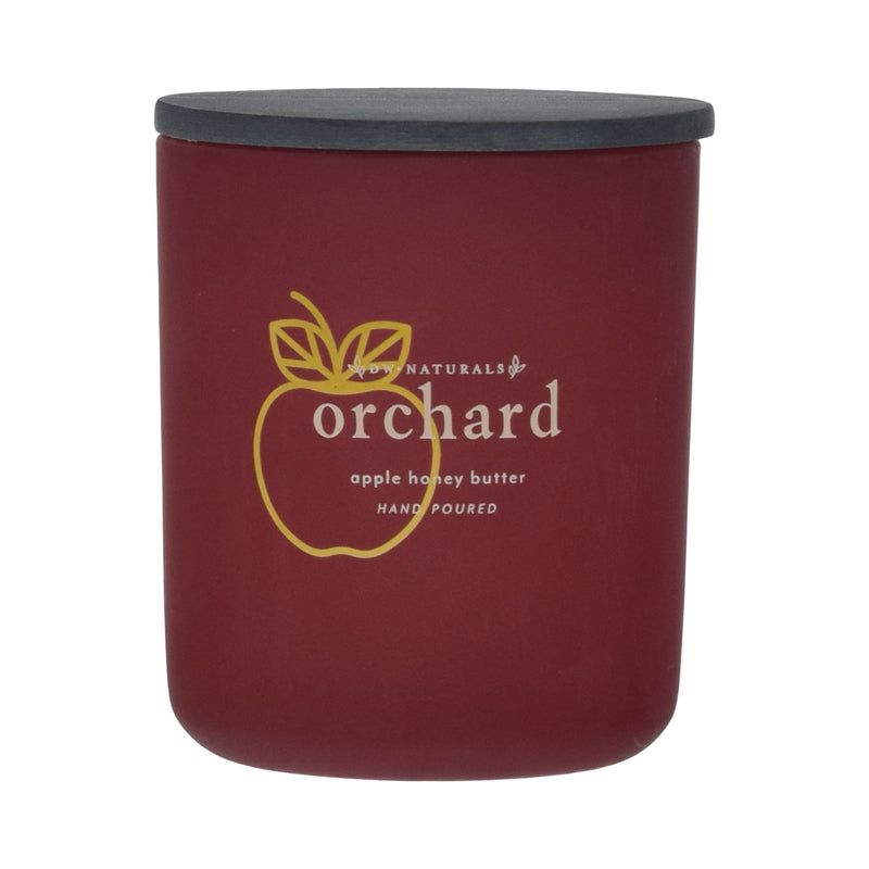 Red container with 'Orchard' branding on a red background