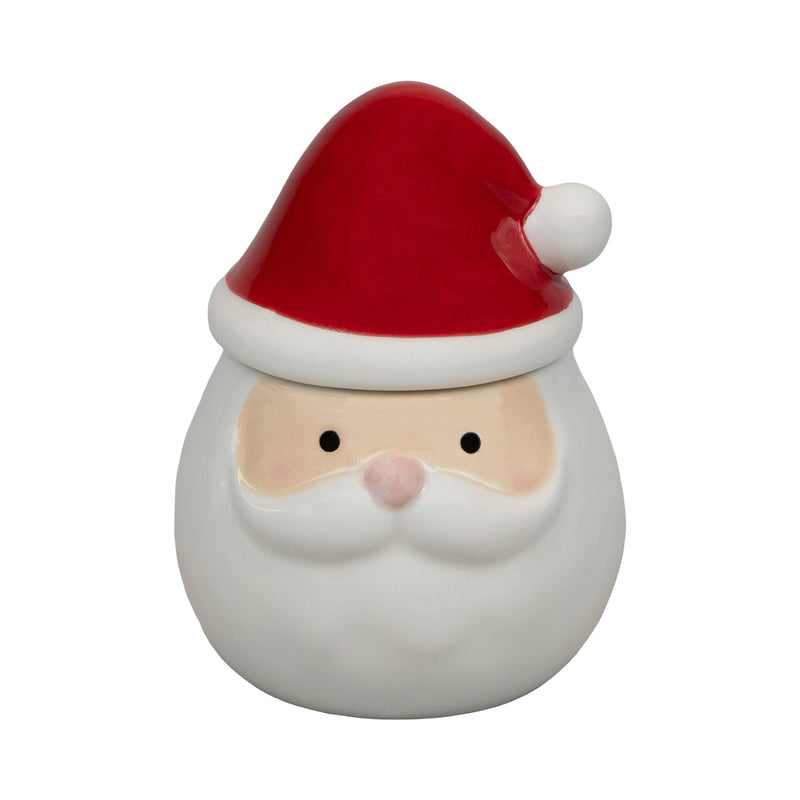 Peppermint Noel | Ceramic Santa