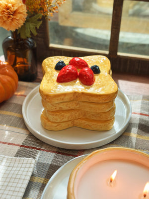 Buttermilk French Toast Ceramic Candle 4-Wick
