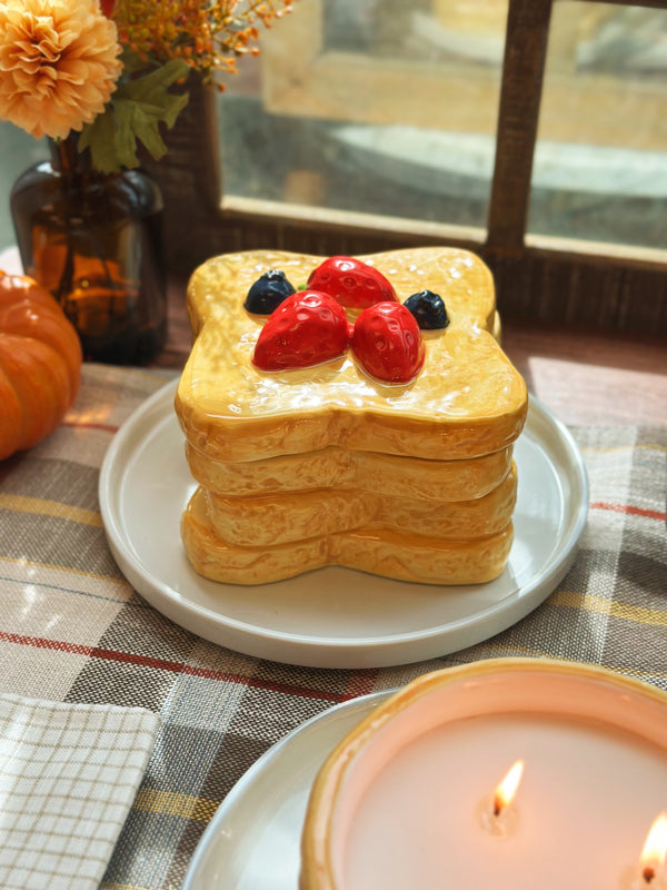 Buttermilk French Toast Ceramic Candle 4-Wick