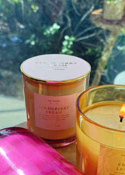Strawberry Cream Candle Single Wick