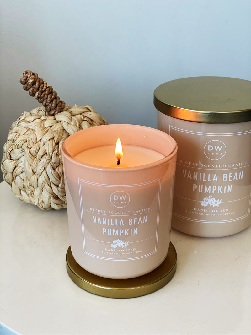 Vanilla Bean Pumpkin Candle Single Wick