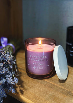 Lavender Chamomile Candle Single Wick