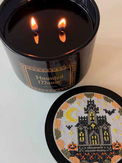 Haunted Manor Double Wick Candle
