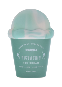 Goodies, ceramic ice cream jar with silicone lid