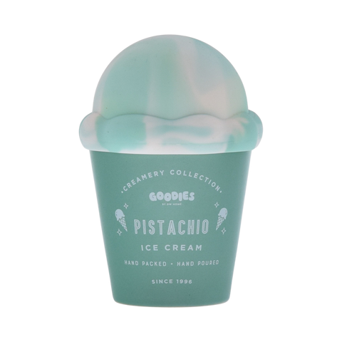 Goodies, ceramic ice cream jar with silicone lid