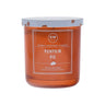 DW Home pumpkin pie candle on a white background