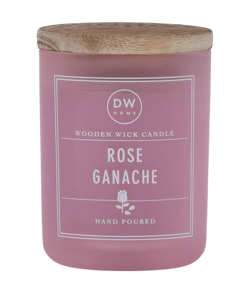 Rose Ganache | Wooden Wick Candle - Mini