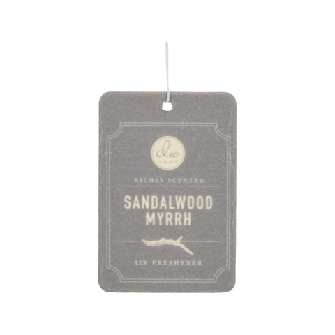 Sandalwood Myrrh | Hanging Air Freshener