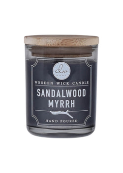 Sandalwood Myrrh | Wooden Wick Candle - Mini