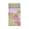 Goodies, ceramic strawberry guava juice carton candle with lid