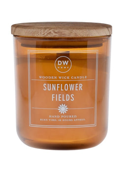 Sunflower Fields | WOODEN WICK CANDLE