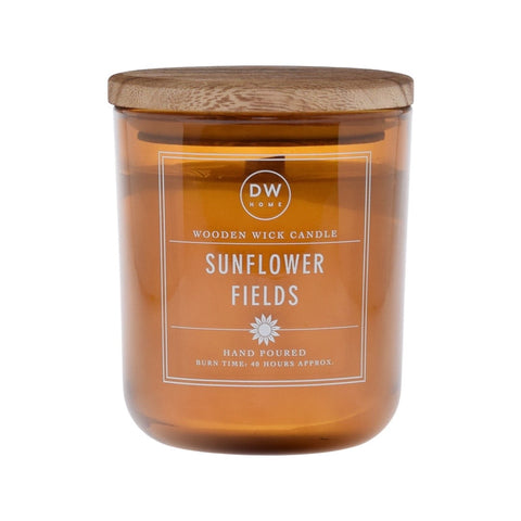 Sunflower Fields | WOODEN WICK CANDLE