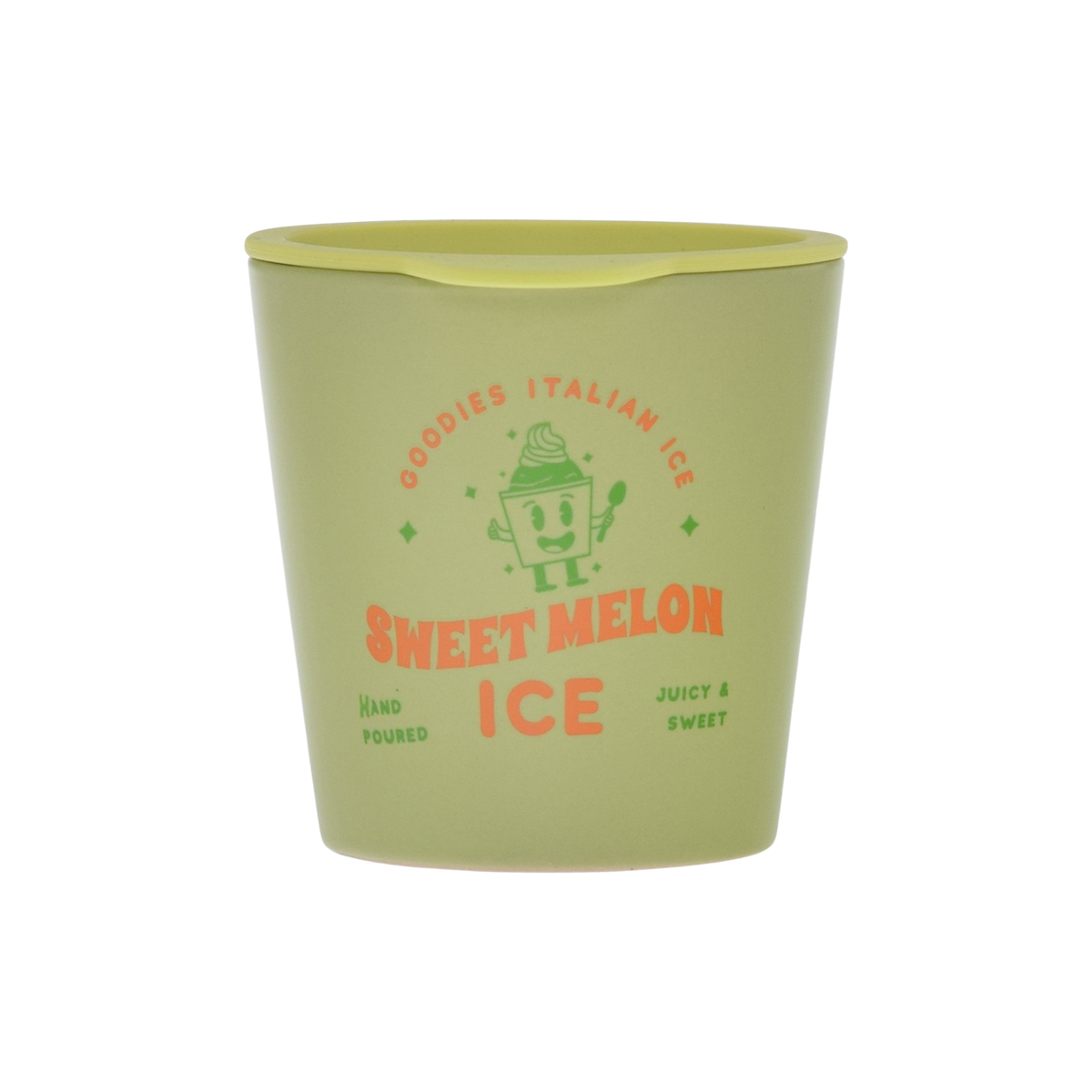 Goodies, ceramic ice cream pint with silicone lid