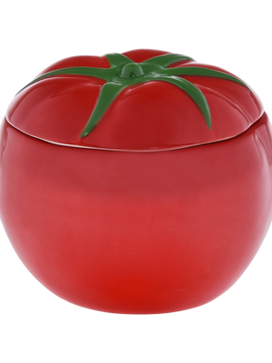 Goodies, red tomato candle with lid