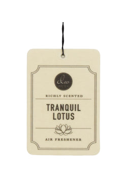 Tranquil Lotus | Hanging Air Freshener