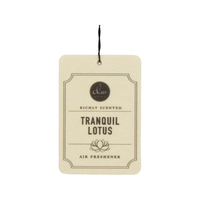 Tranquil Lotus | Hanging Air Freshener