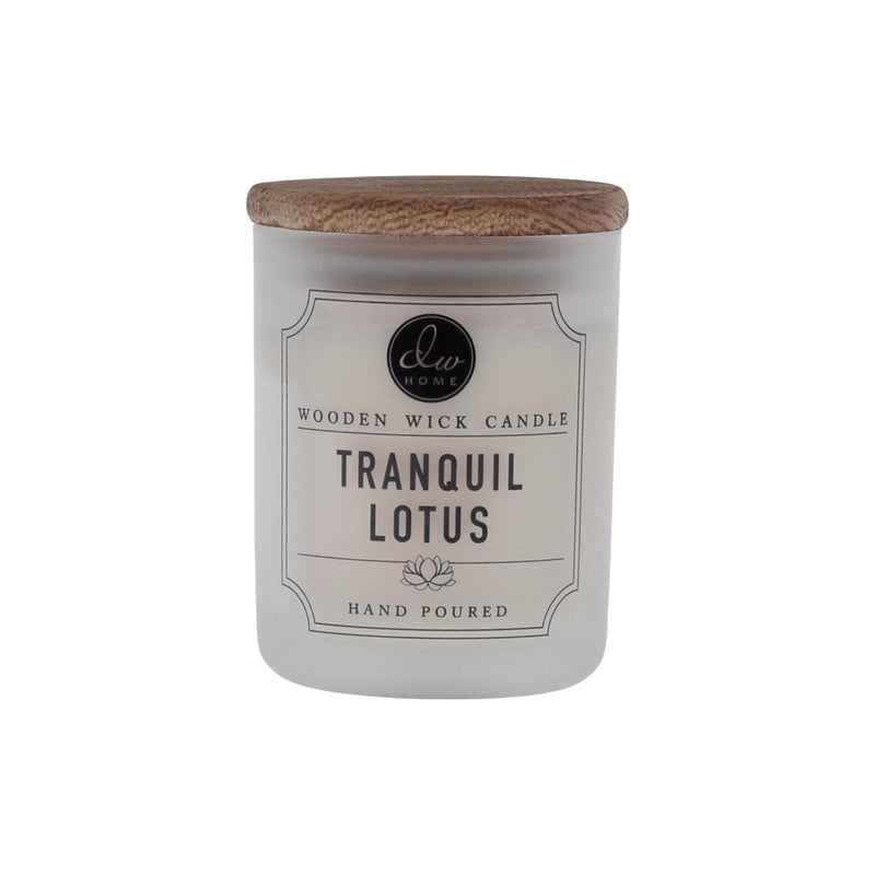 Tranquil Lotus | Wooden Wick Candle - Mini