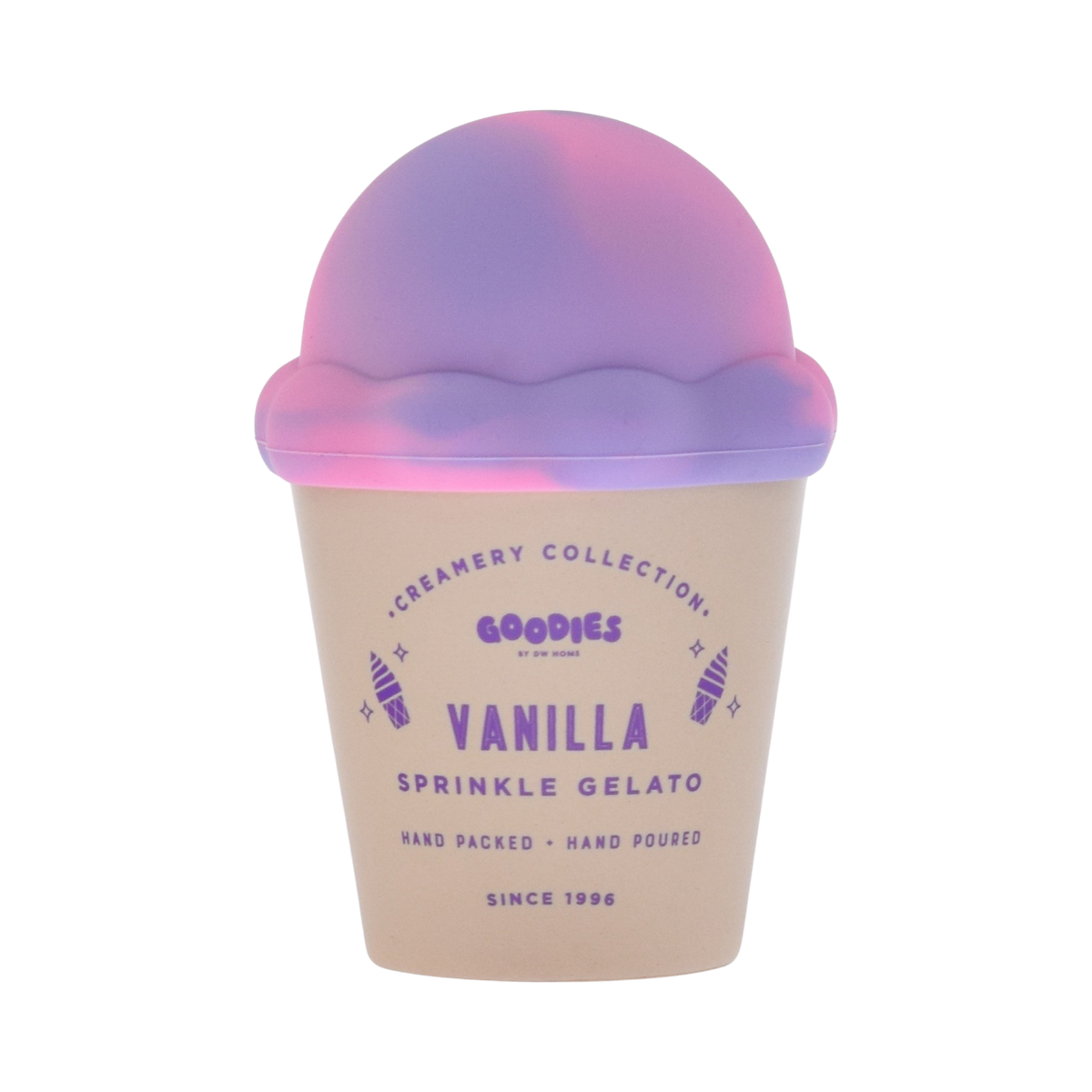 Goodies, ceramic ice cream jar with silicone lid