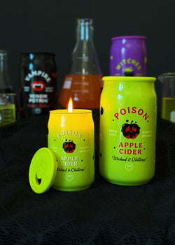 Poison Apple Cider Candles Single Wick and Mini