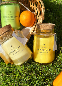 Smoked Honey Candle Single Wick 