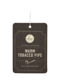 Warm Tobacco Pipe | Hanging Air Freshener