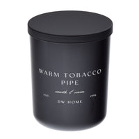 dw home sweet tobacco Decoware Richly Scented Warm Pipe 9.88 Oz. Candle in Glass with Black Lid Cera Alba(Beeswax) DW Home Sweet Tobacco 2