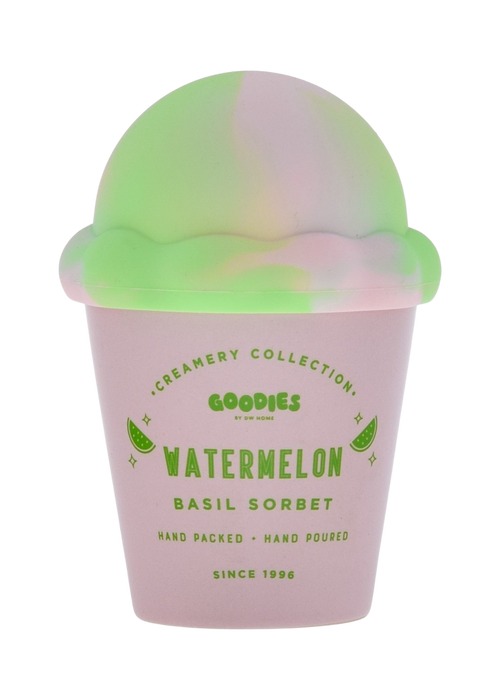 Goodies, ceramic ice cream jar with silicone lid