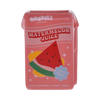 Pink, ceramic watermelon juice box candle