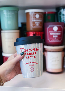 Caramel Brulee Latte Candle Single Wick