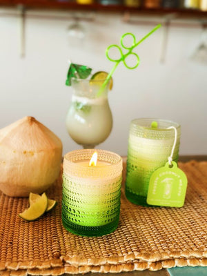 Frozen Coconut Mojito Candles Single Wick