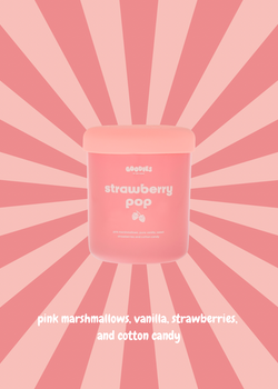 Strawberry Pop Candle Single Wick