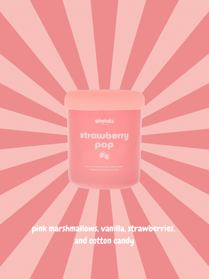 Strawberry Pop Candle Single Wick